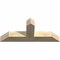 Ekena Millwork Portland Rough Sawn Timber Gable Bracket, Douglas Fir, 48"W x 20"H x 6"D x 6"F, 10/12 Pitch GBW048X20X0606POR00RDF - alternate 5